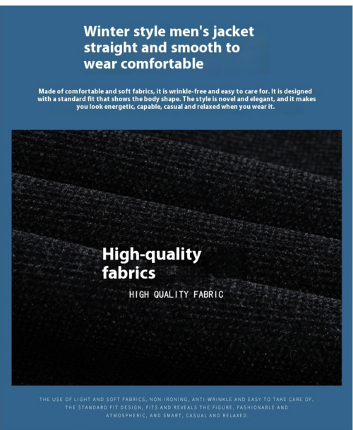 Manteau en velours rembourré IronWool™ - Édition Haute Homme