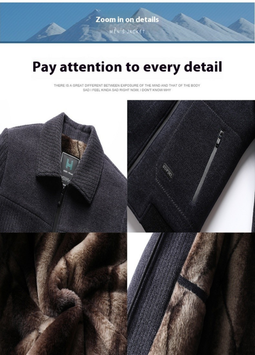 Manteau en velours rembourré IronWool™ - Édition Haute Homme